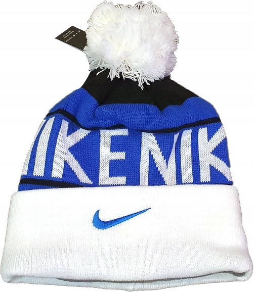 Nike zimowa czapka z pomponem na polarze Ciepła