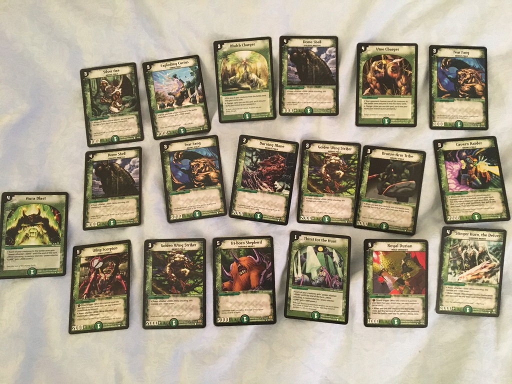 DUEL MASTERS ZIELONE FOREST ZESTAW OKAZJA