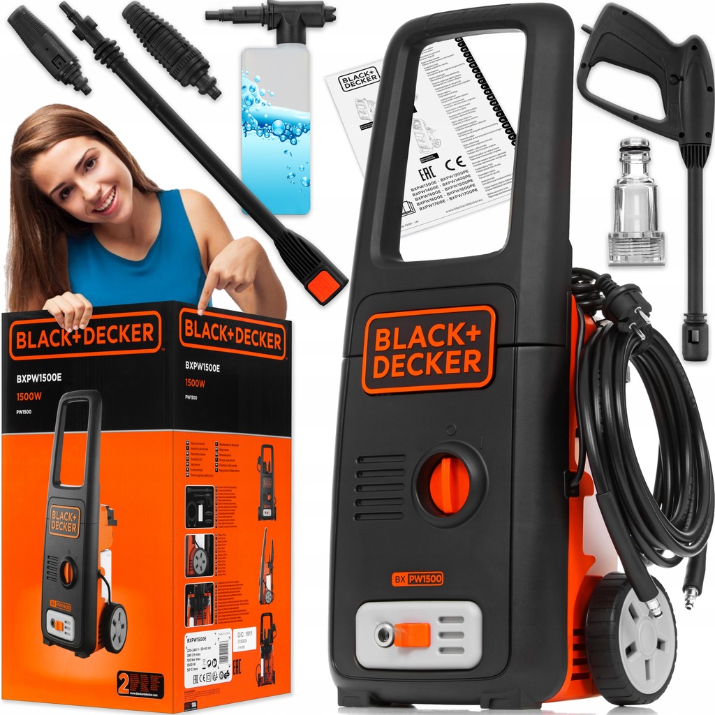 Купить BLACK DECKER МОЮЩАЯ ПОД ДАВЛЕНИЕМ ПЕНА 170 БАР: отзывы, фото, характеристики в интерне-магазине Aredi.ru