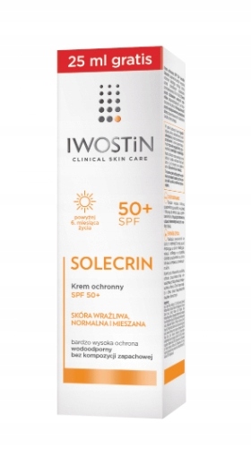 IWOSTIN SOLECRIN SPF50+ KREM OCHRONNY 75 ML