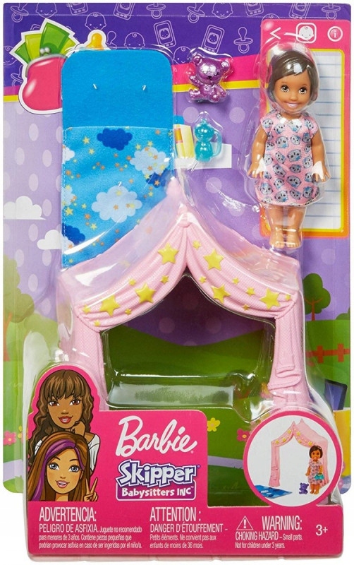 Mattel Lalka Barbie Klub Opiekunek Namiot
