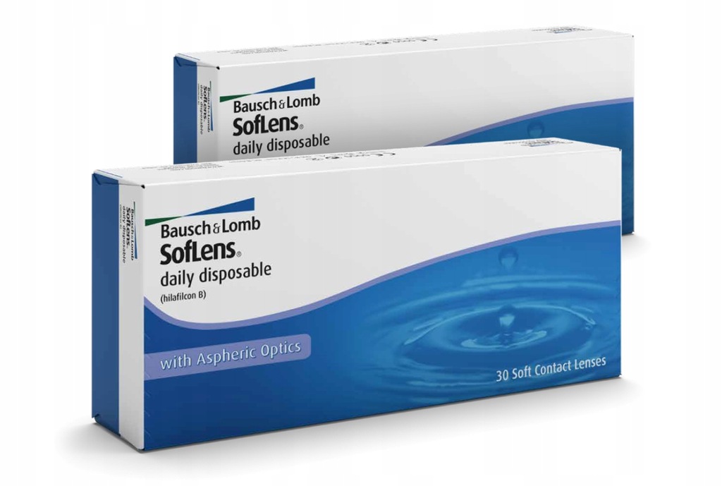 Soczewki kontaktowe jednodniowe Bausch&Lomb SofLens daily Moc -1.50 30 szt