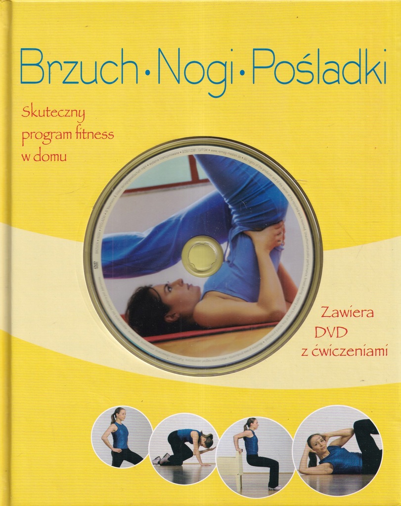 Książka Fitness Brzuch nogi pośladki DVD