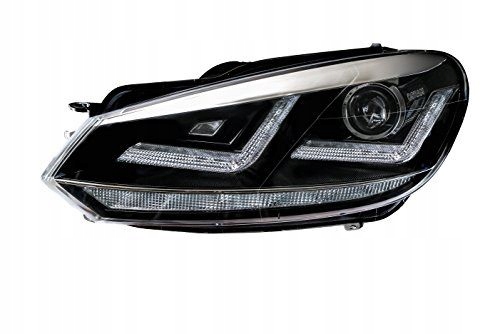 Golf 6 Reflektory Chrom Xenon LEDHL102-CM PRAWY