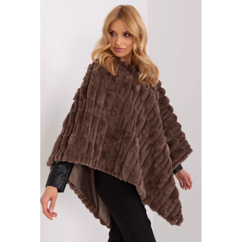 Sweter Ponczo Model AT-PN-2347.68 Brown - AT