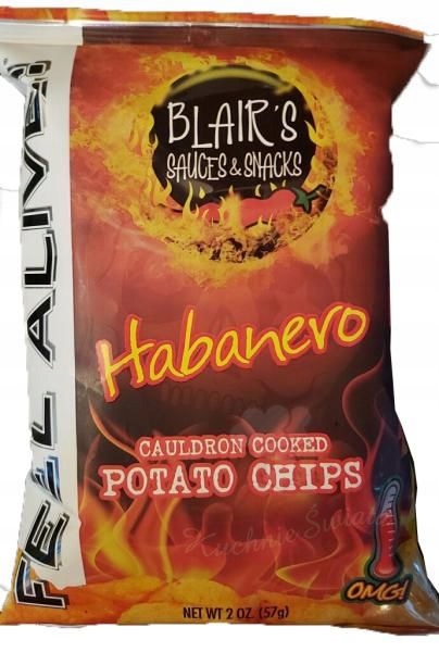 [KŚ] Chipsy Death Rain Habanero Chips 57g Blair's
