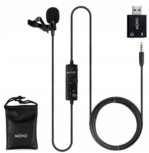 Mikrofon USB do komputera adapter USB uniwersalny