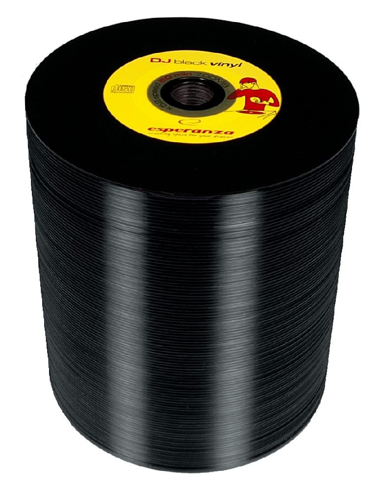 ESPERANZA CD-R Vinyl - S-100 (czarny nośnik)