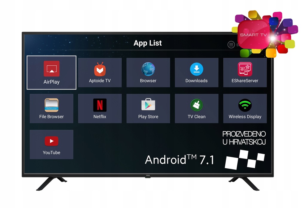 Купить Телевизор 55 UHD 4K SmartTV LED ANDROID 3xHDMI НОВЫЙ: отзывы, фото, характеристики в интерне-магазине Aredi.ru