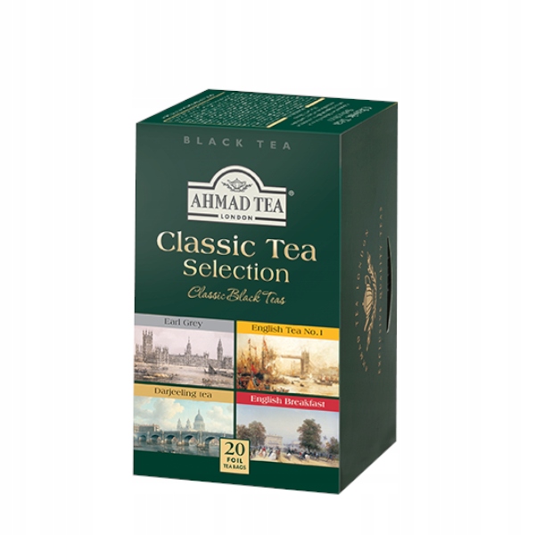 Ahmad Classic Tea Selection 20 saszetek 4 rodzaje