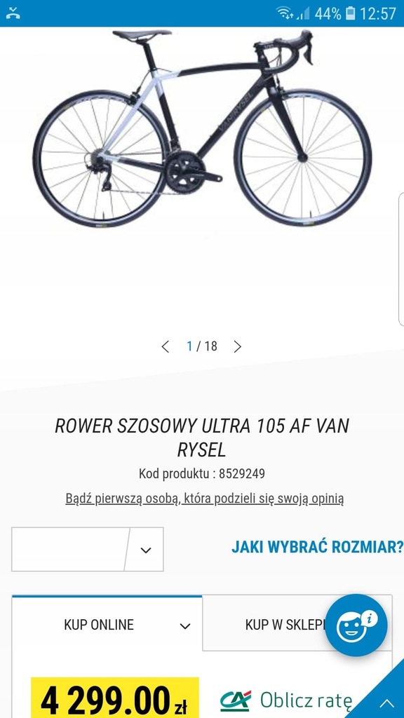 Rower Szosowy Ultra 105 Af Van Rysel 8013095925 Oficjalne Archiwum Allegro