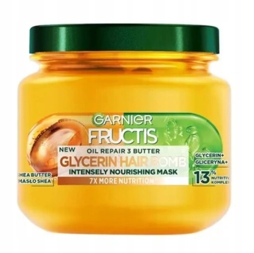 Garnier Fructis Glycerin Hair Bomb Maska do Włosów