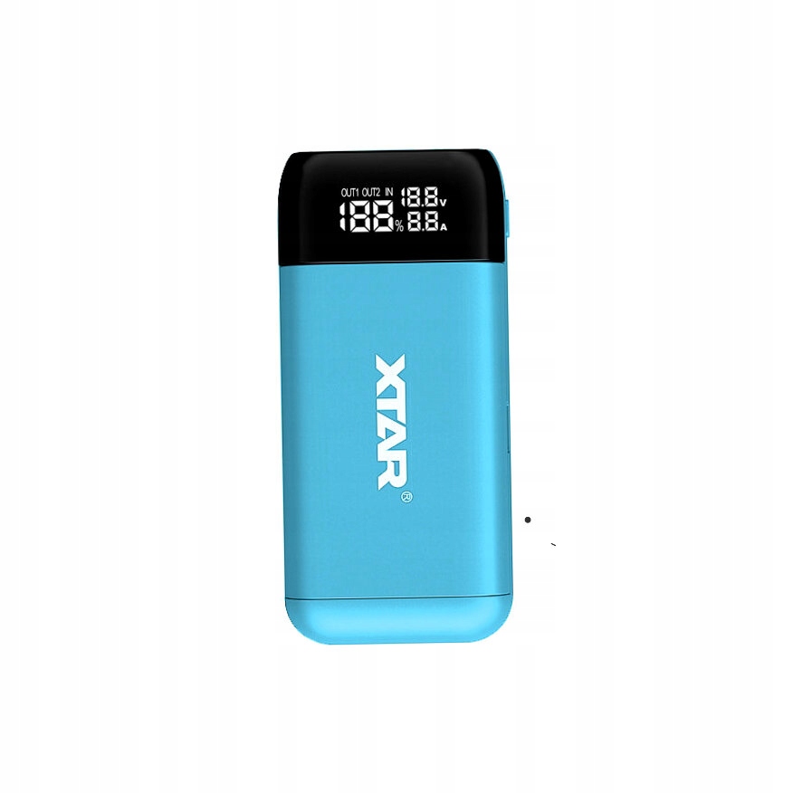 ŁADOWARKA POWER BANK XTAR PB2S OGNIWA 18650