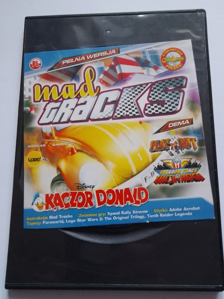 Mad Tracks Kaczor Donald gra 2006