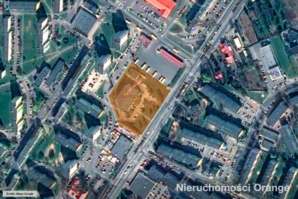 Komercyjne, Sieradz, Sieradzki (pow.), 3777 m²