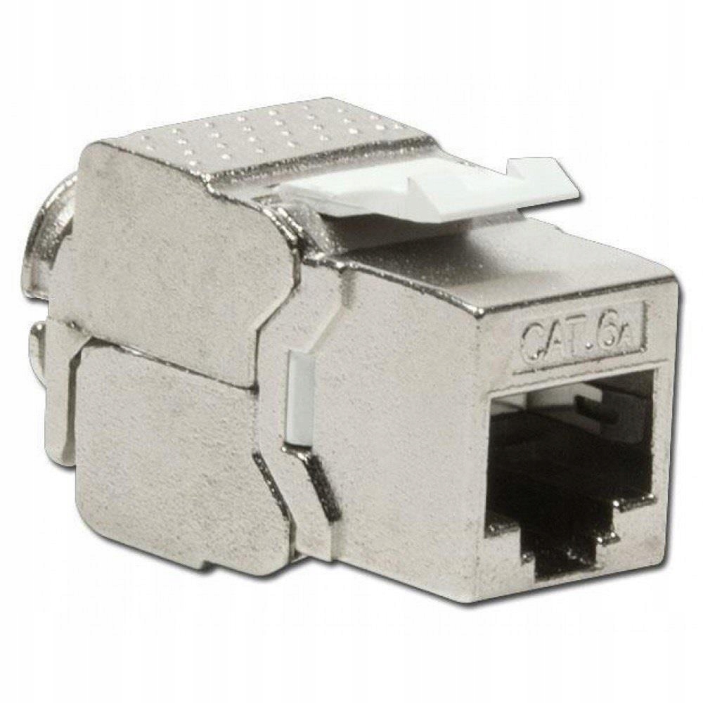 Moduł keystone intellinet rj45 stp cat.6a 10g beznarzędziowy slim
