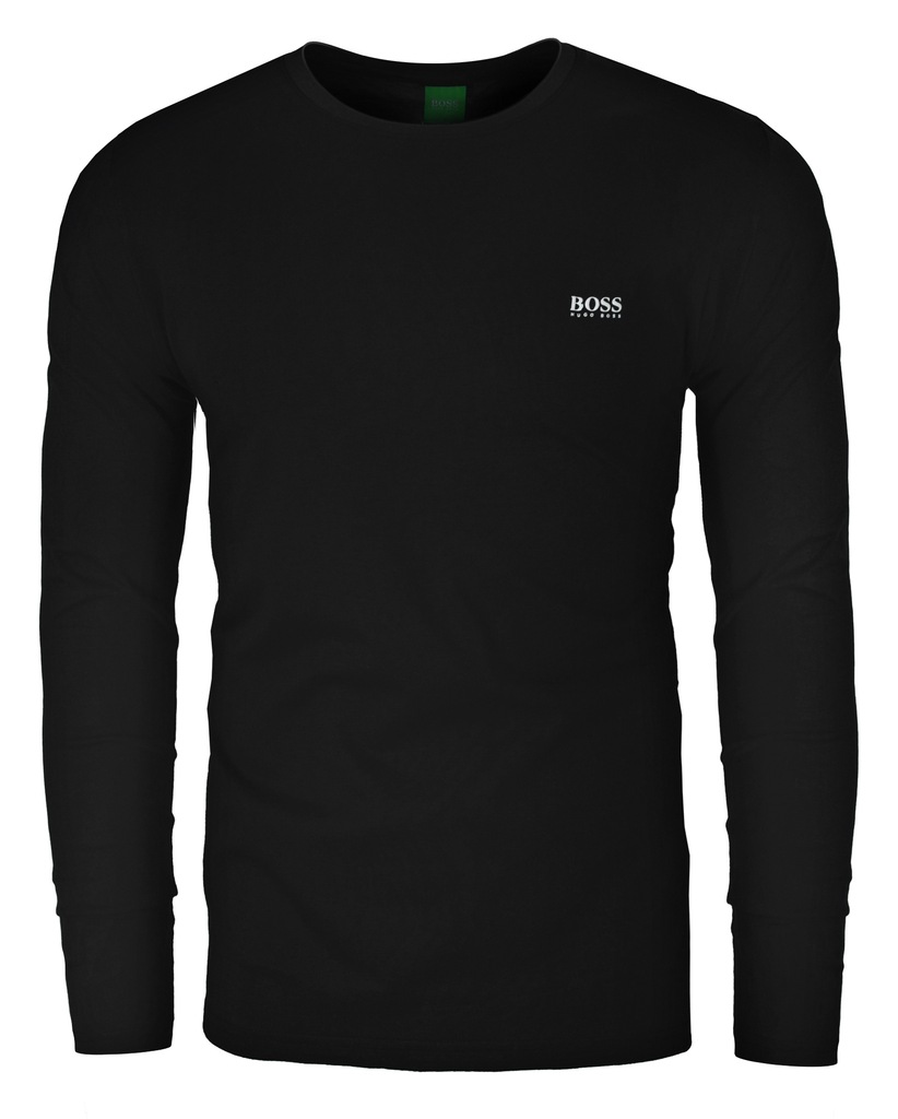 HUGO BOSS LONGSLEEVE MAŁE LOGO CZARNY ORYGINAŁ /S