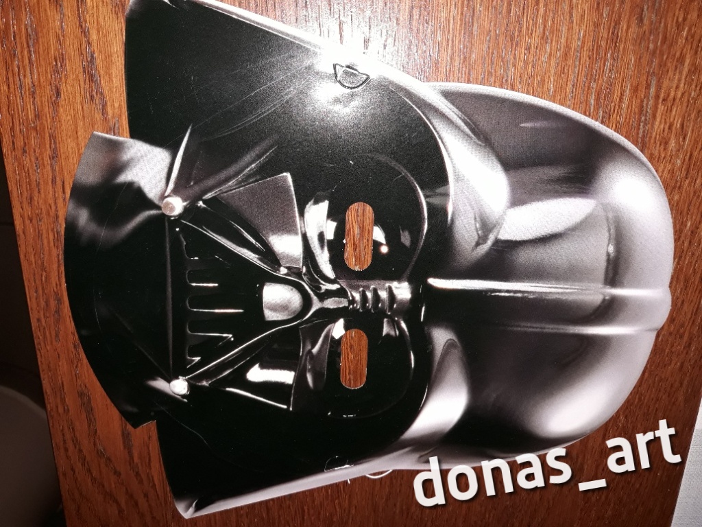 LORD VADER Papierowa Maska na gumkę Star Wars NOWA