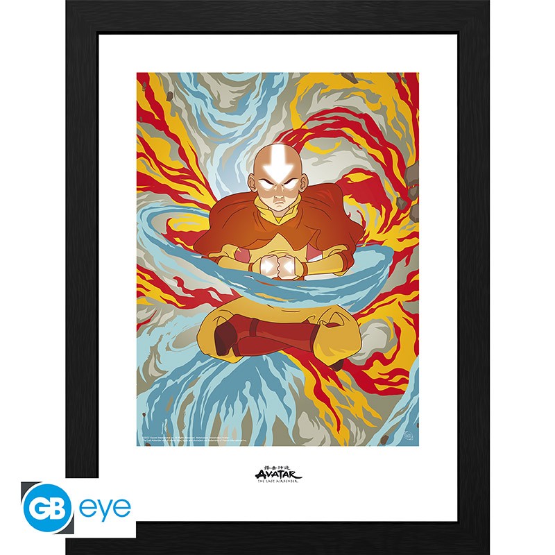 Plakat w Ramce - Avatar - Aang Avatar State 30x40