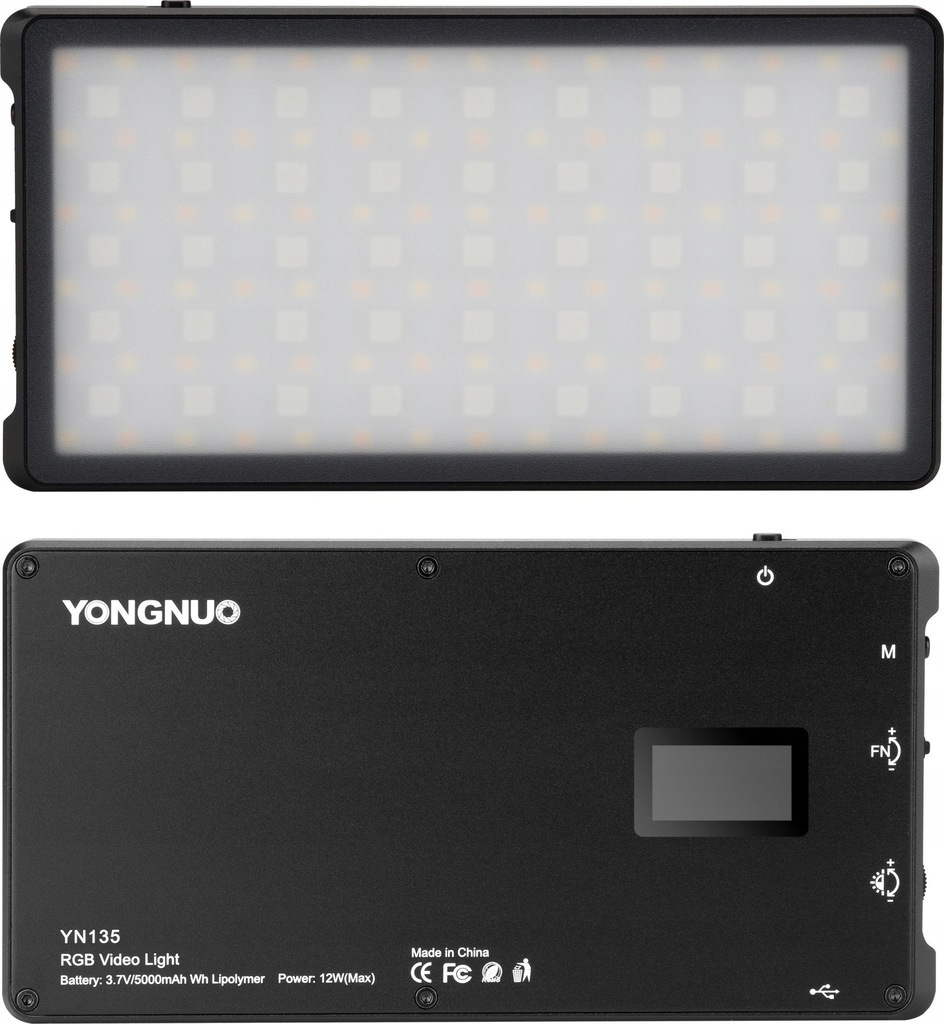 Lampa studyjna Yongnuo Panel LED Yongnuo YN135 RGB 3200-5600K