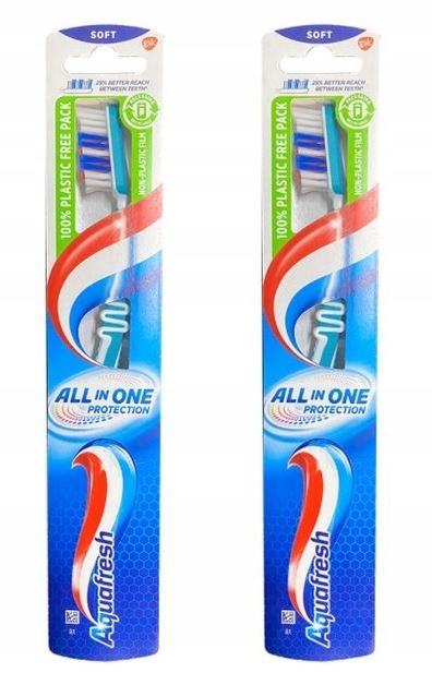 AQUAFRESH Protection szczoteczka Soft 2 szt