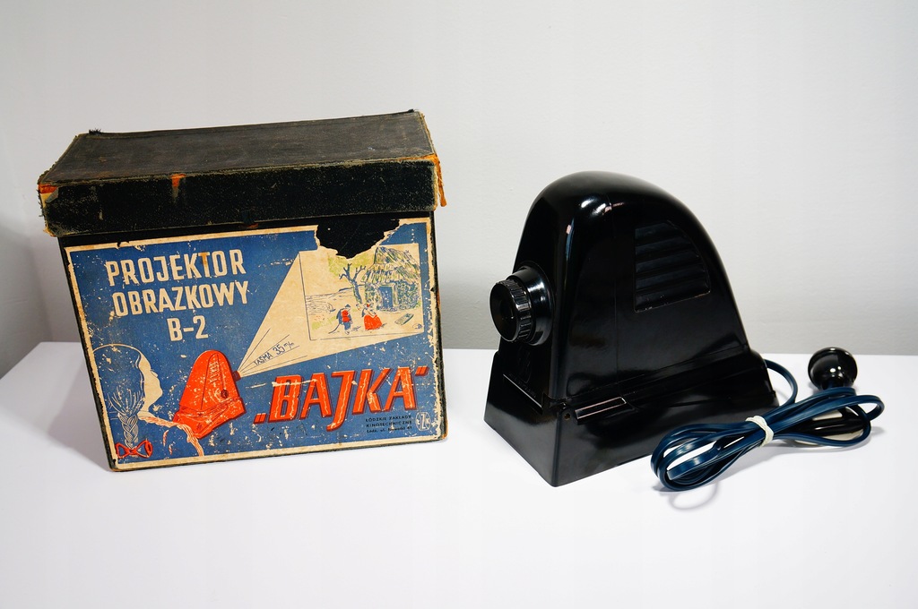 Stary Retro Rzutnik Projektor Do bajek Bajka B-2