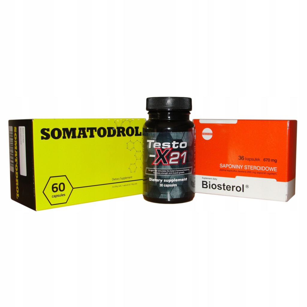 Mega Somatodrol + Teso- X 21+ Biosterol Mega moc