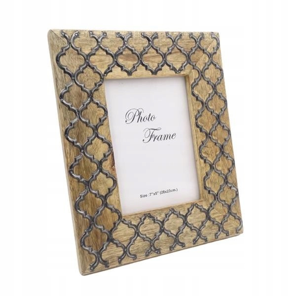 Drewniana ramka na zdjęcia - A-1155- koniczynka marokańska - format zdjęcia