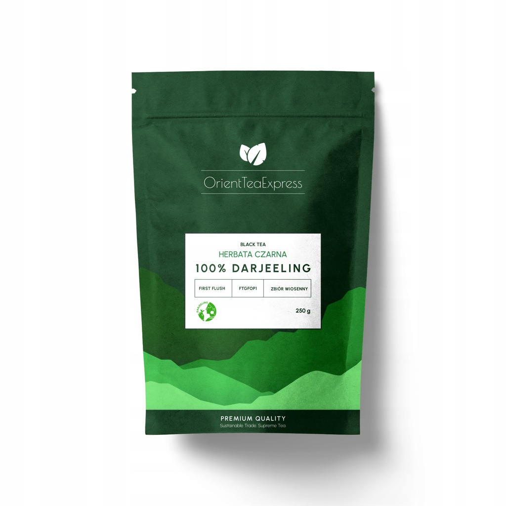 Czarna herbata 100% Darjeeling 1st Flush FTGFOP1 250g certyfikowana