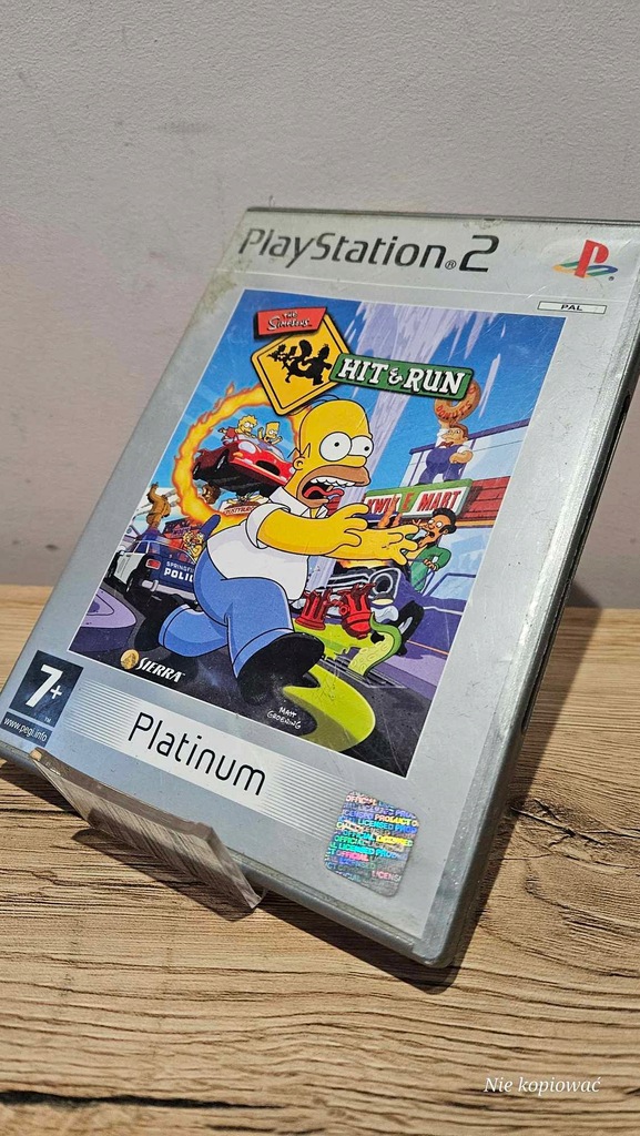 Gra PS2 THE SIMPSONS HIT & RUN PLAYSTATION 2 Sony PlayStation 2 (PS2)