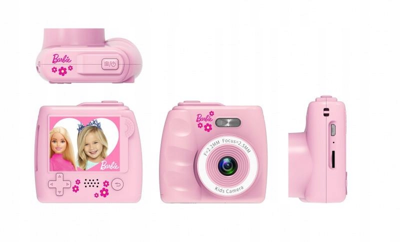 Cyfrowy aparat fotograficzny Barbie różowy