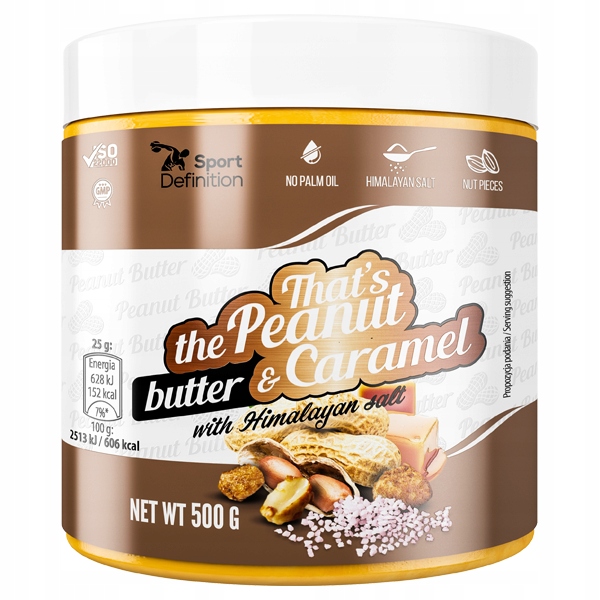 Sport Def. That's the Peanut Butter Carmel 500g