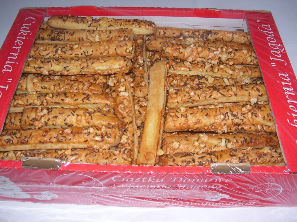 Paluchy ciastka z kminkiem i serem 1,5 kg. JAGODA - 13892871586 - oficjalne archiwum Allegro