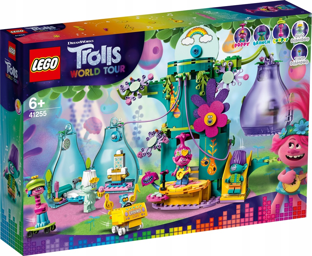 LEGO 41255 Trolls - Przyjęcie w popowej wiosce