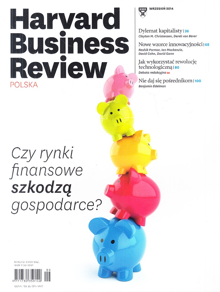 HARVARD BUSINESS REVIEW POLSKA * WRZESIEŃ 2014