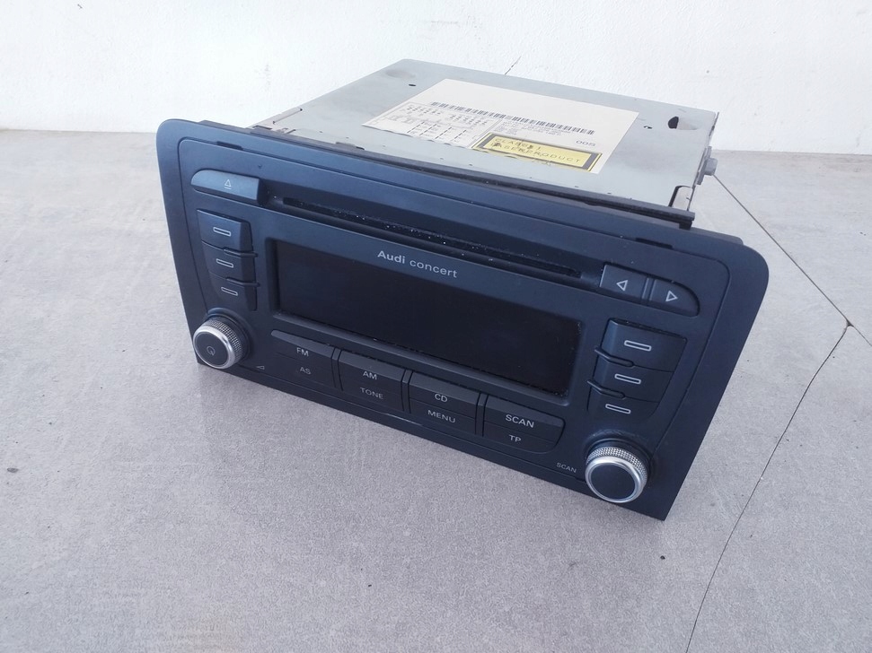 RADIO ORYGINALNE AUDI A3 8P CONCERT 8P0035186P 12356847224 oficjalne archiwum Allegro