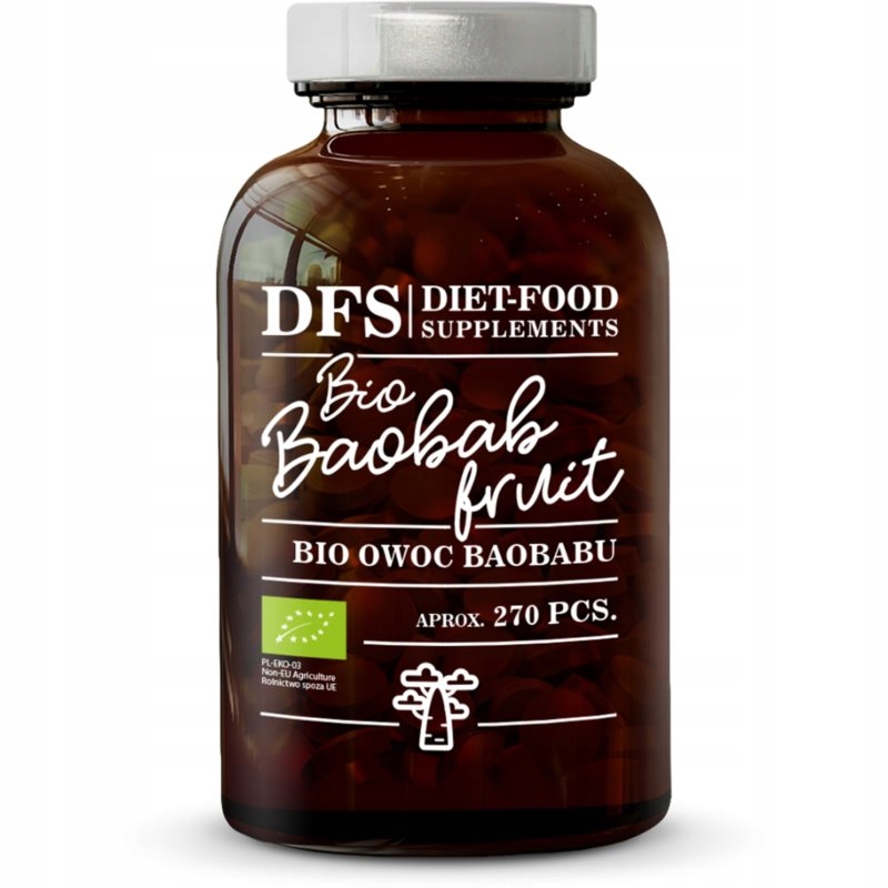 Diet-Food Supplements Baobab BIO Naturalny przeciw