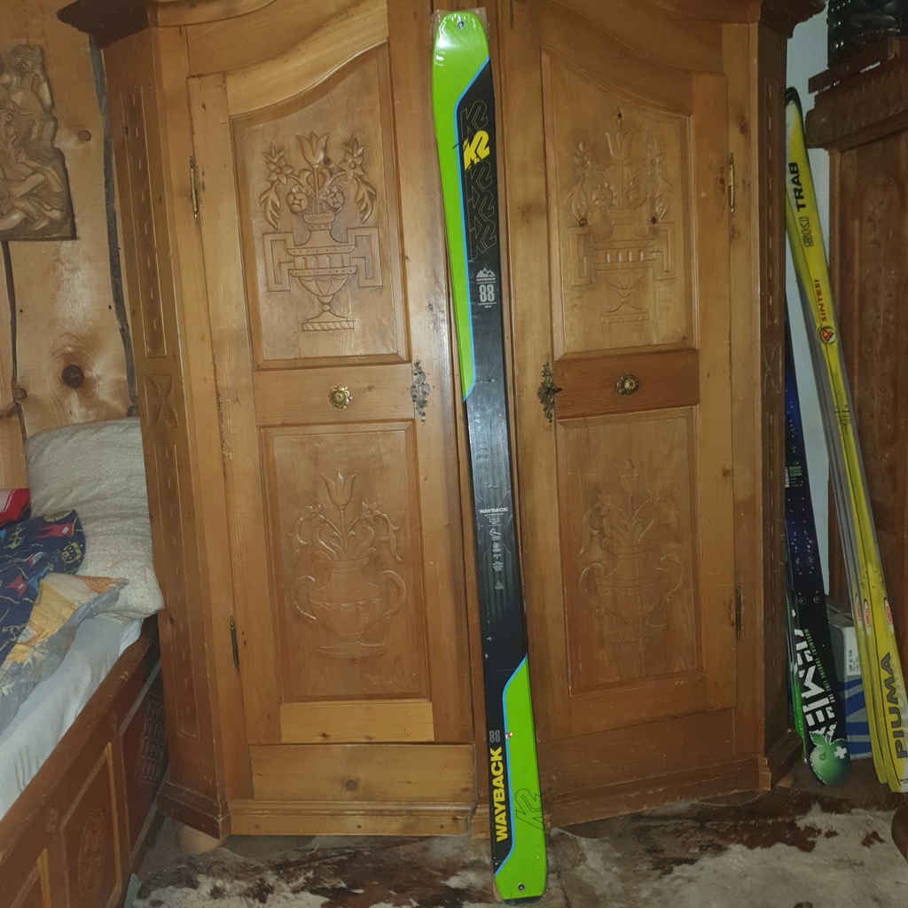 K2 WAYBACK 88 TITANAL SKITUR FREERIDE'OWE ROCKER