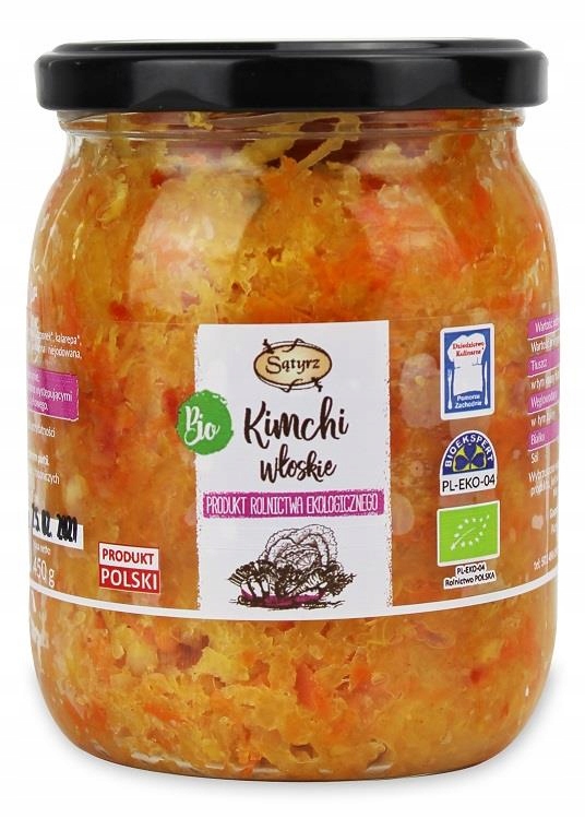 Kimchi Włoskie Bio 450 g - Sątyrz