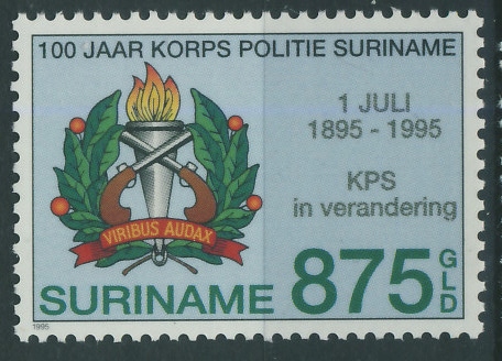 Suriname 875 Gld. - 100 jahre KPS