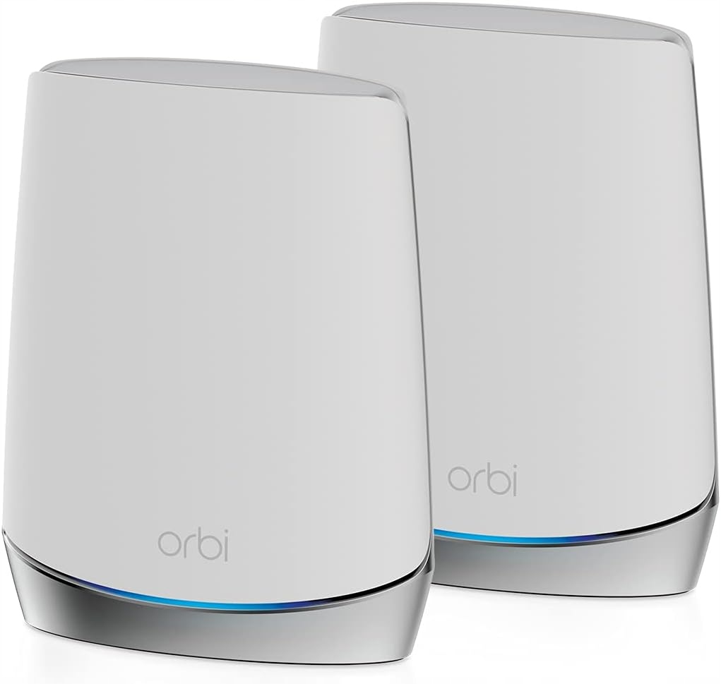 NETGEAR System Orbi RBK752 WiFi 6 Mesh WLAN (szybkość 4200 MBit/s, TriBand