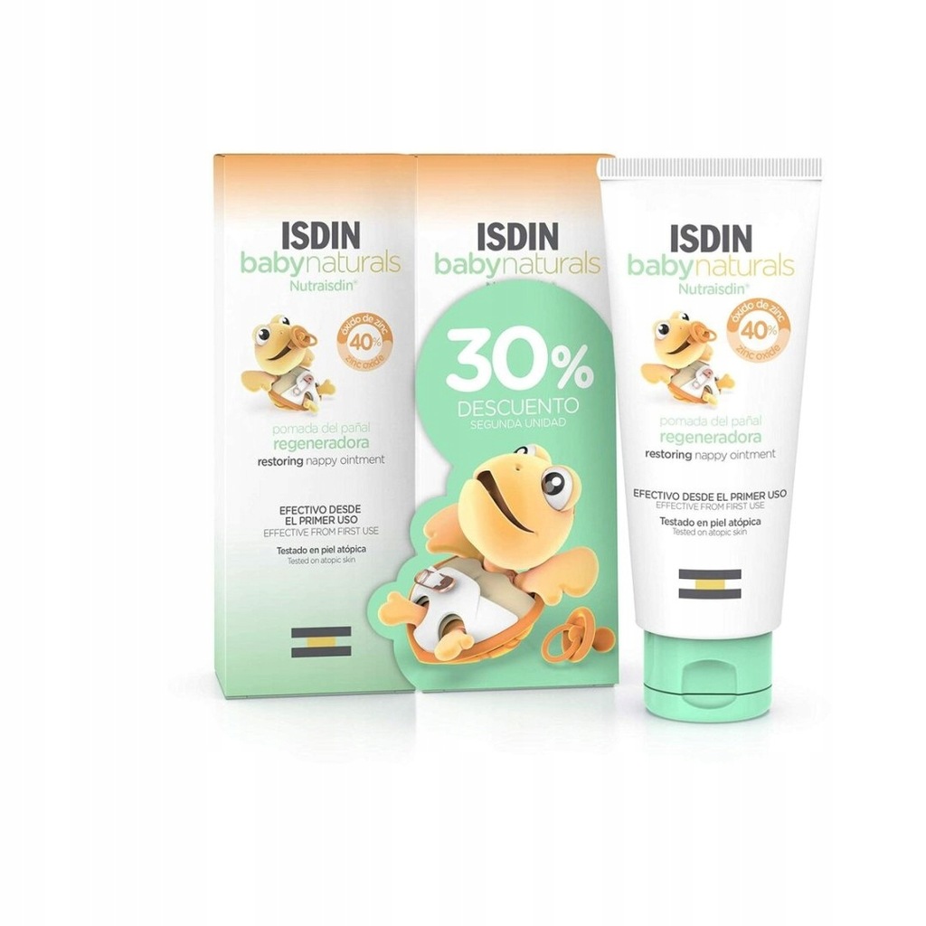 Krem przeciw Odparzeniom Isdin Baby Naturals 2 Sztuk 100 ml