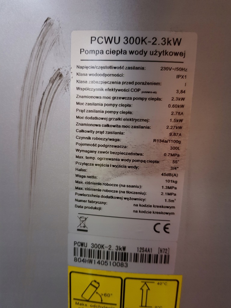 HEWALEX PC WU 300K 2,3 kW