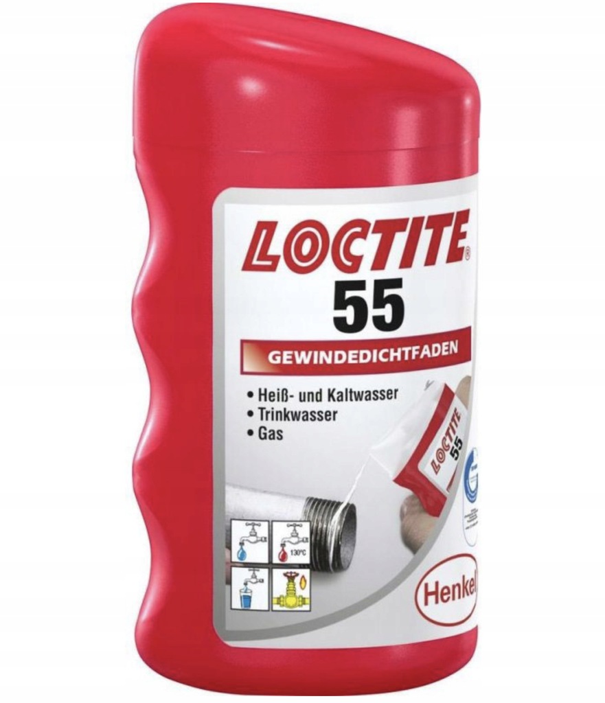 LOCTITE 55 Nitka do uszczelniania gwintu 160metrów