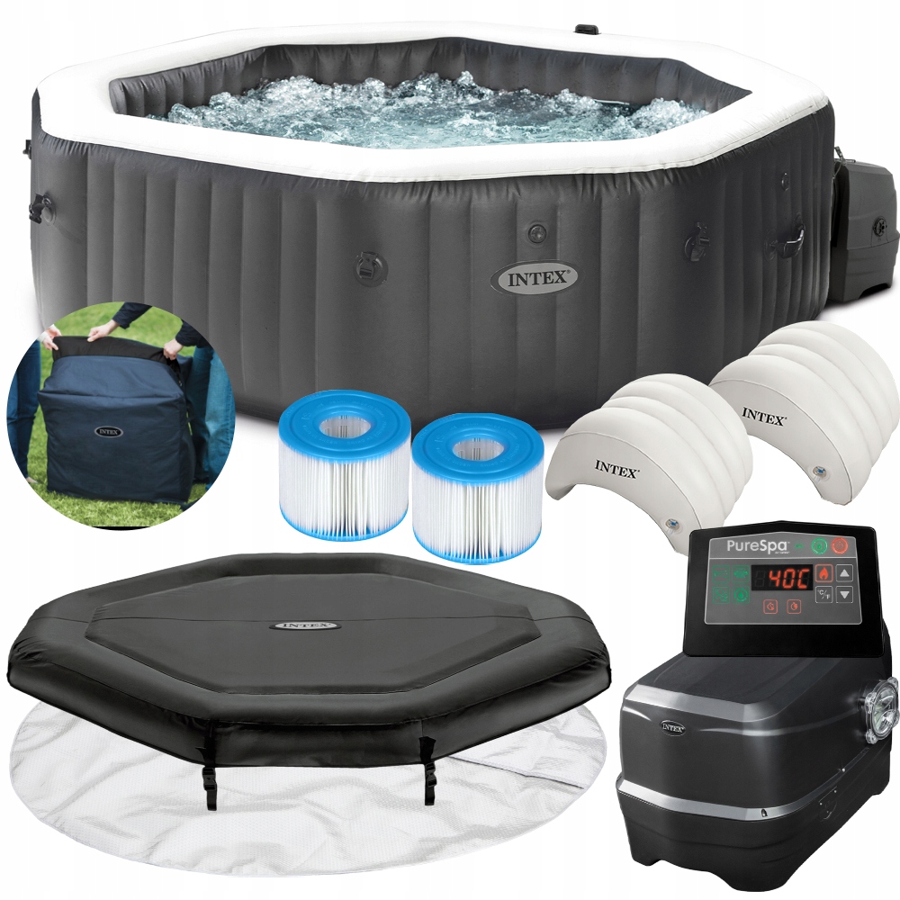 SPA jacuzzi z hydromasażem 6 os. INTEX 28462 12277757948 oficjalne