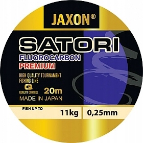 ŻYŁKA JAXON 20m 0,35mm 19kg SATORI FLUOROCARBON PR
