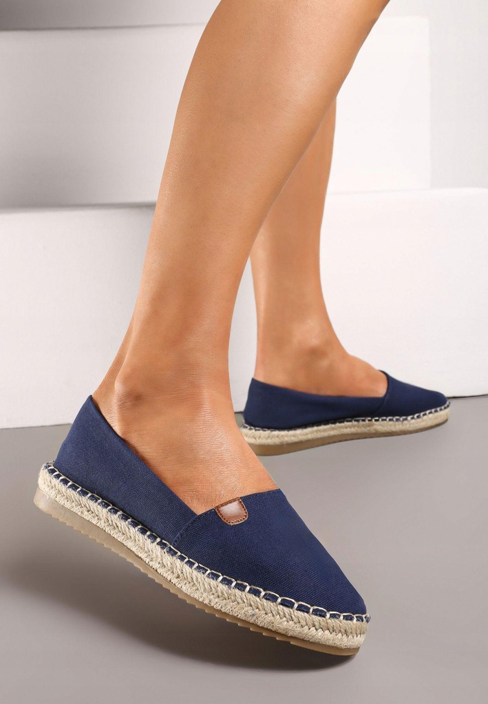 Renee Granatowe Espadryle damskie 37