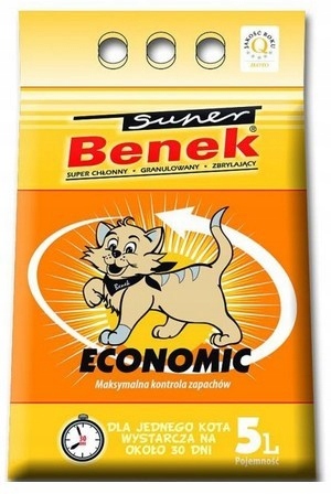 Super Benek Economic 5L żwirek dla fretki