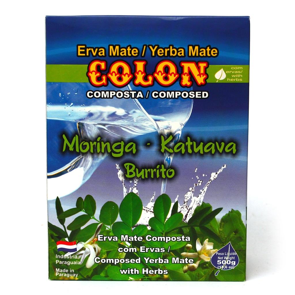 Yerba Mate COLON Moringa Katuava y Burrito 500g