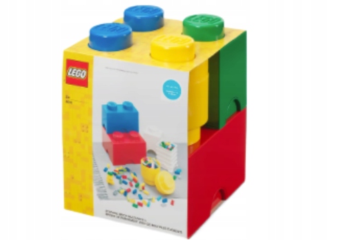 LEGO Classic Zestaw pojemników na klocki LEGO 4szt. 4015 Kolorowe Prezent